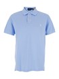 Polo ralph lauren "Regular Fit" Light Blue Polo Shirt with Classic Collar and Pony Embroidery on the Front in Cotton Piquet Man
