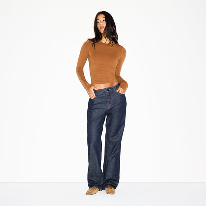 Cotton Jersey Long Sleeve T-shirt