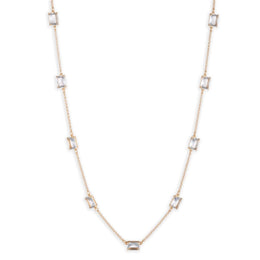 Lauren Ralph Lauren Gold & Sapphire Stone Necklace