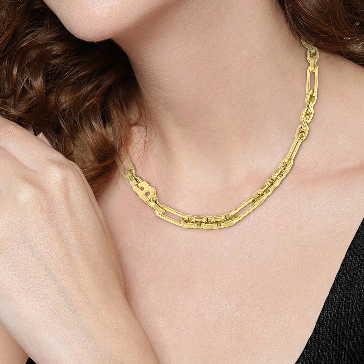Women's Hailey Chain Light Yellow Gold Necklace