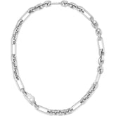 Women's Hailey Chain Stainless Steel Link 'B' Necklace