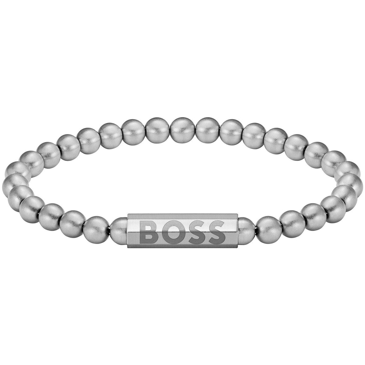 Gents BOSS Sphere Metal Bead Bracelet