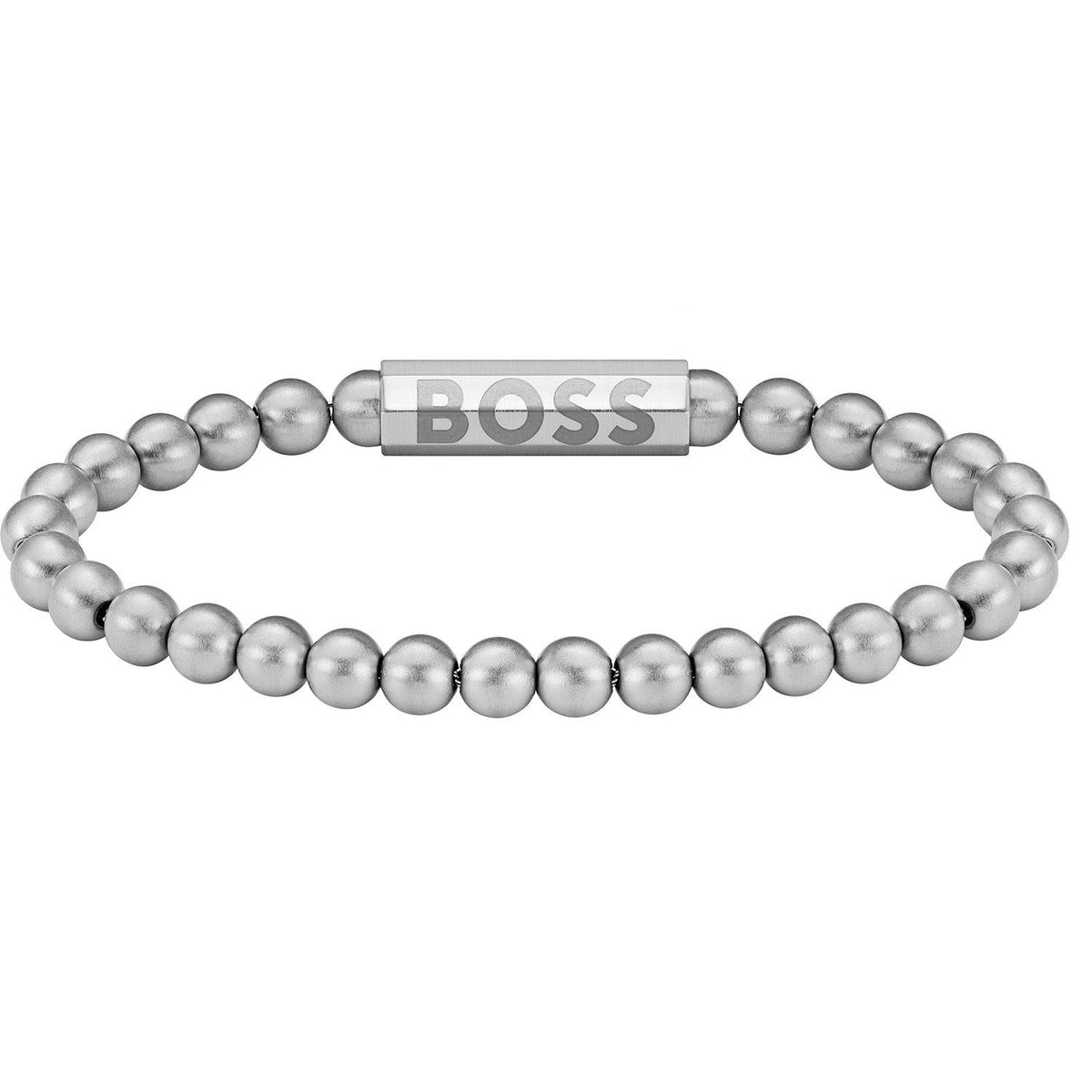 Gents BOSS Sphere Metal Bead Bracelet