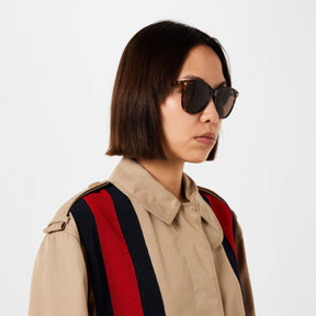 Women's Havana Oversized Sunglasses