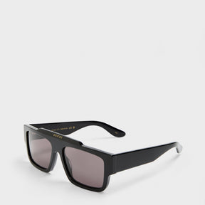 Logo Print Rectangle-Frame Sunglasses