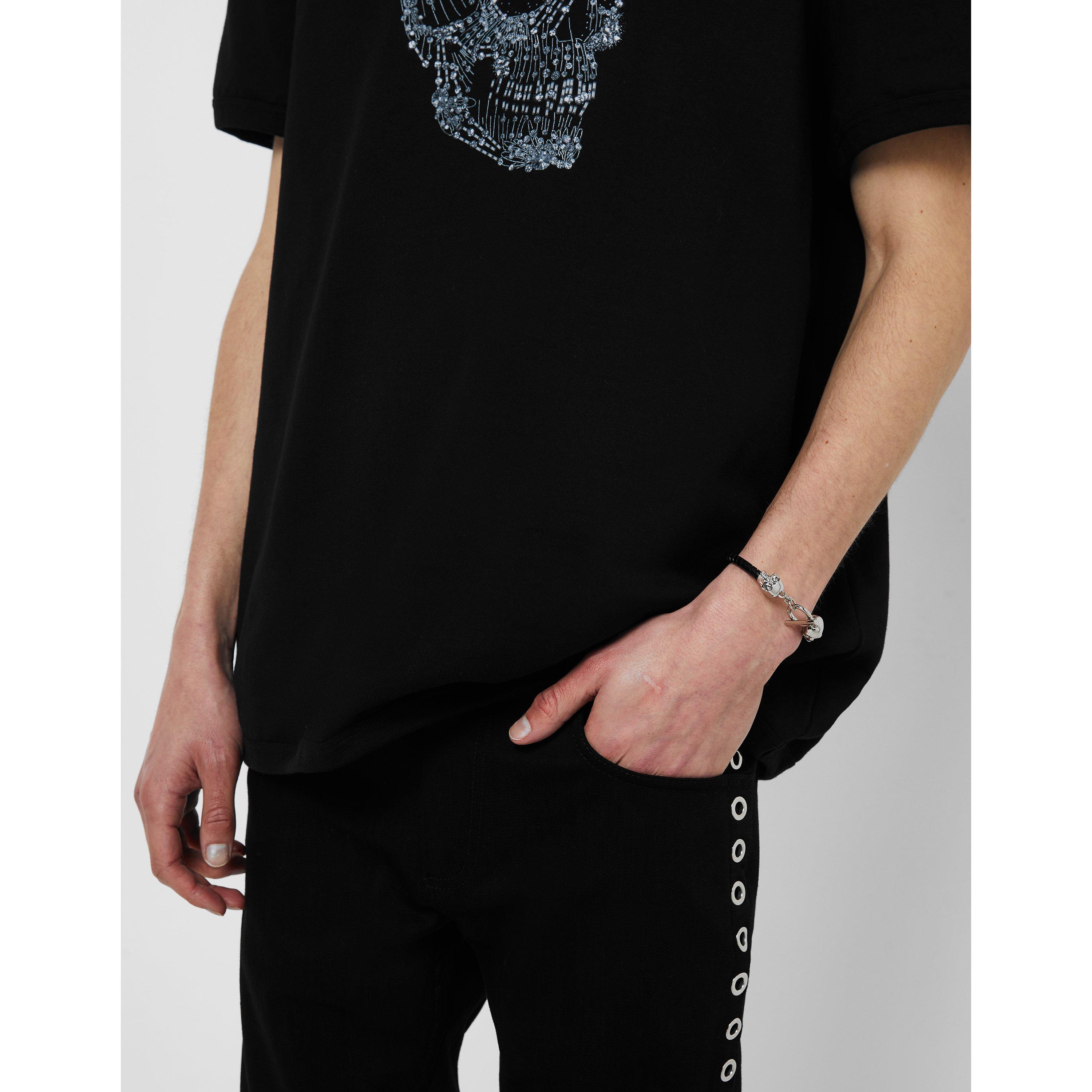 T Bar Skull Bracelet