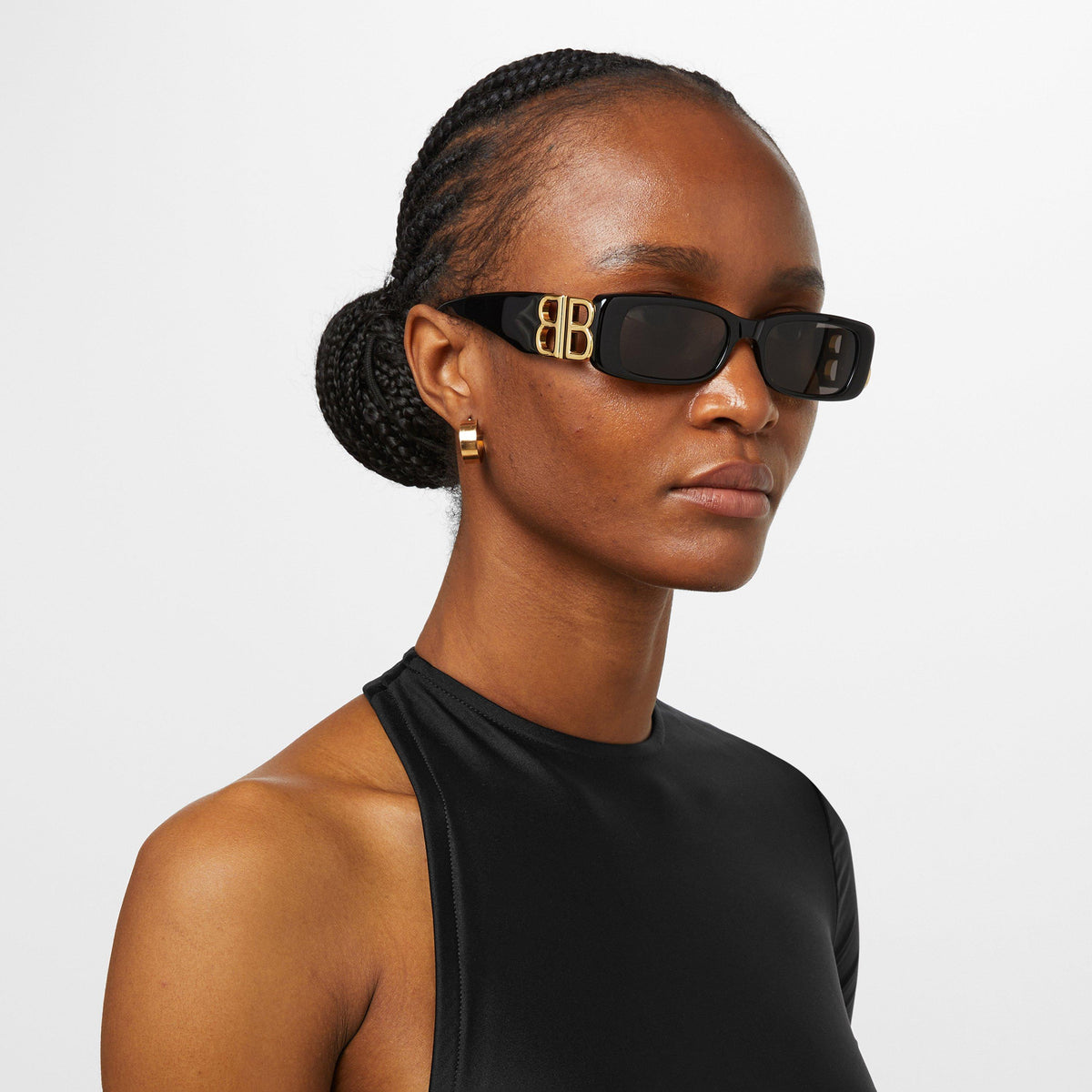 Dynasty Rectangle Frame Sunglasses
