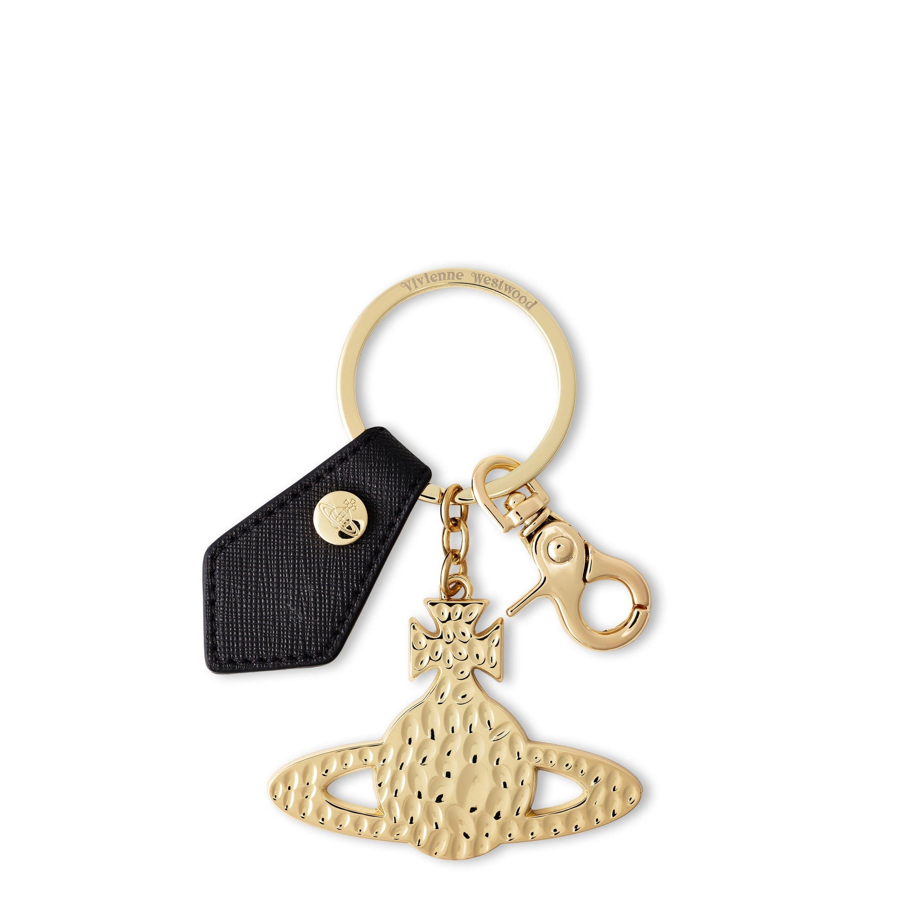 Men's Hammered Orb Key Ring