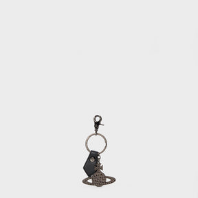 Men's Hammered Orb Key Ring
