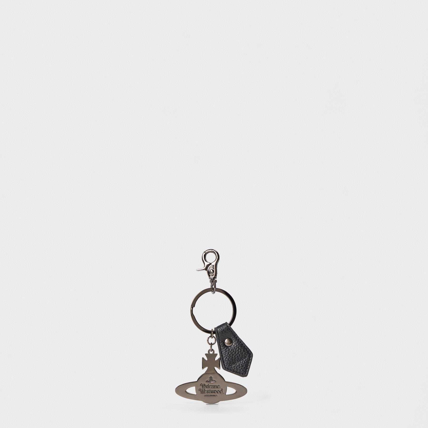 Men's Hammered Orb Key Ring