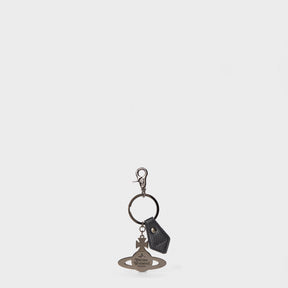 Men's Hammered Orb Key Ring