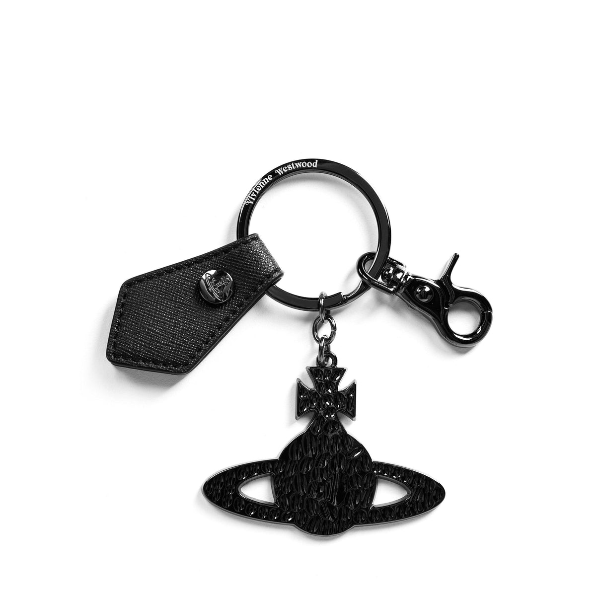 Men's Hammered Orb Key Ring