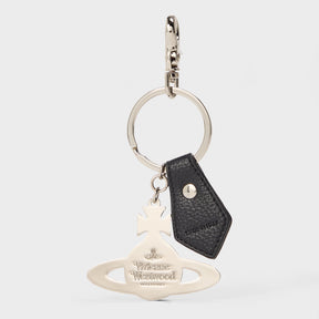 Men's Hammered Orb Key Ring