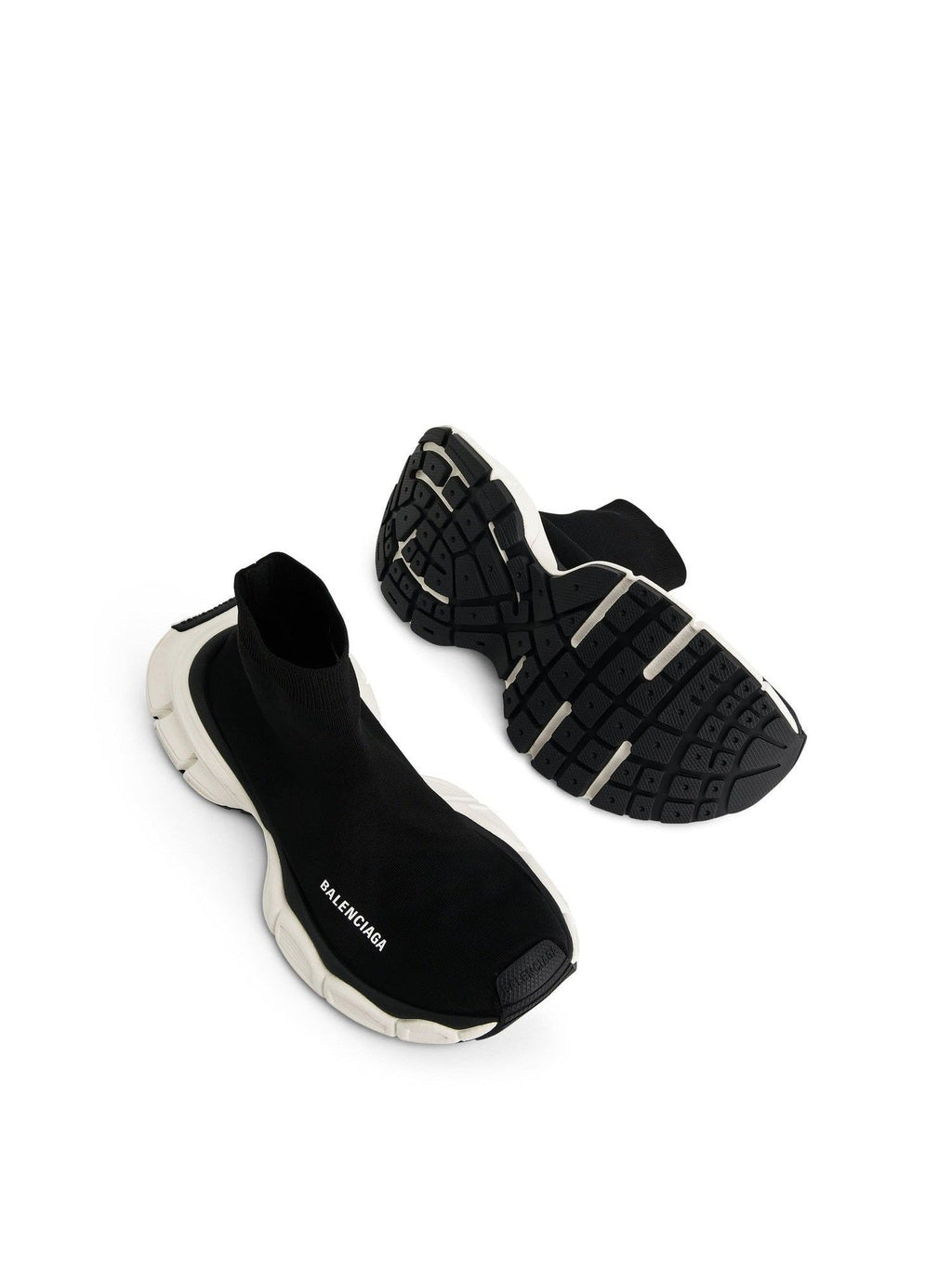 BALENCIAGA 3XL Sock Sneaker in Black/White