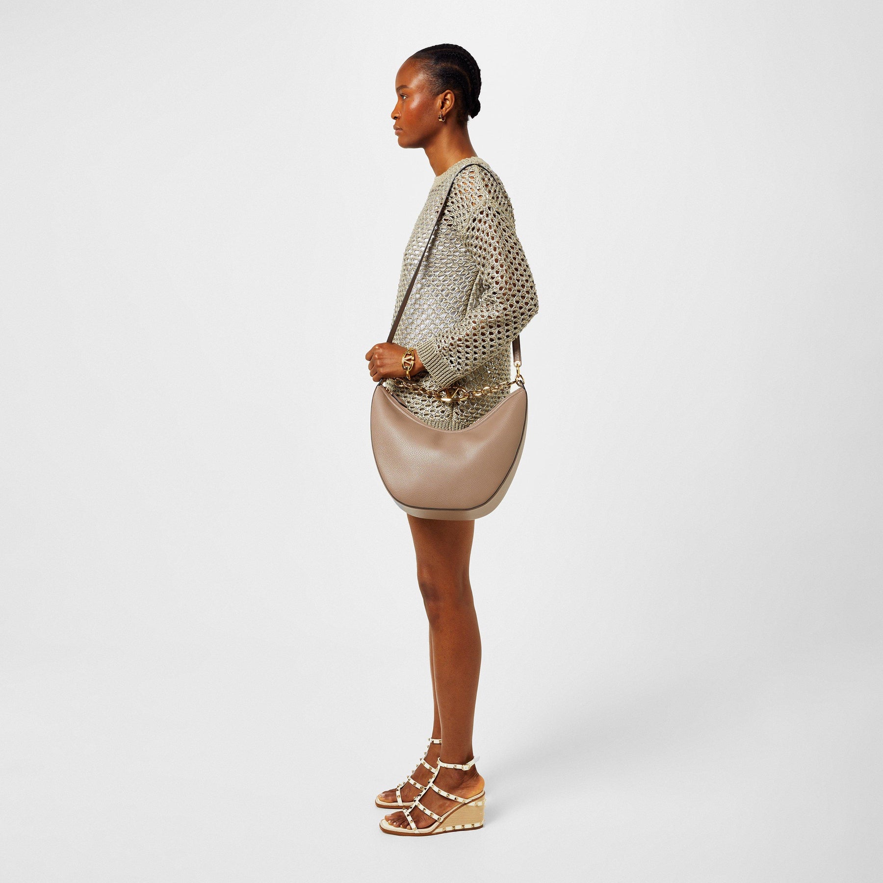 Vlogo Moon Medium Hobo Bag
