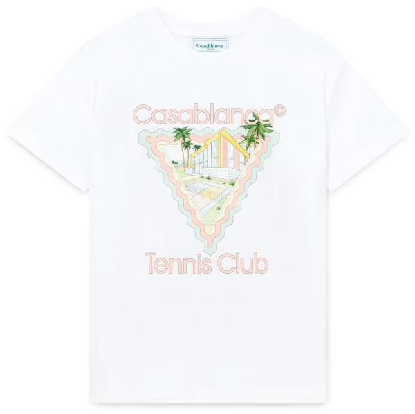 Casablanca White T-shirt with front print
