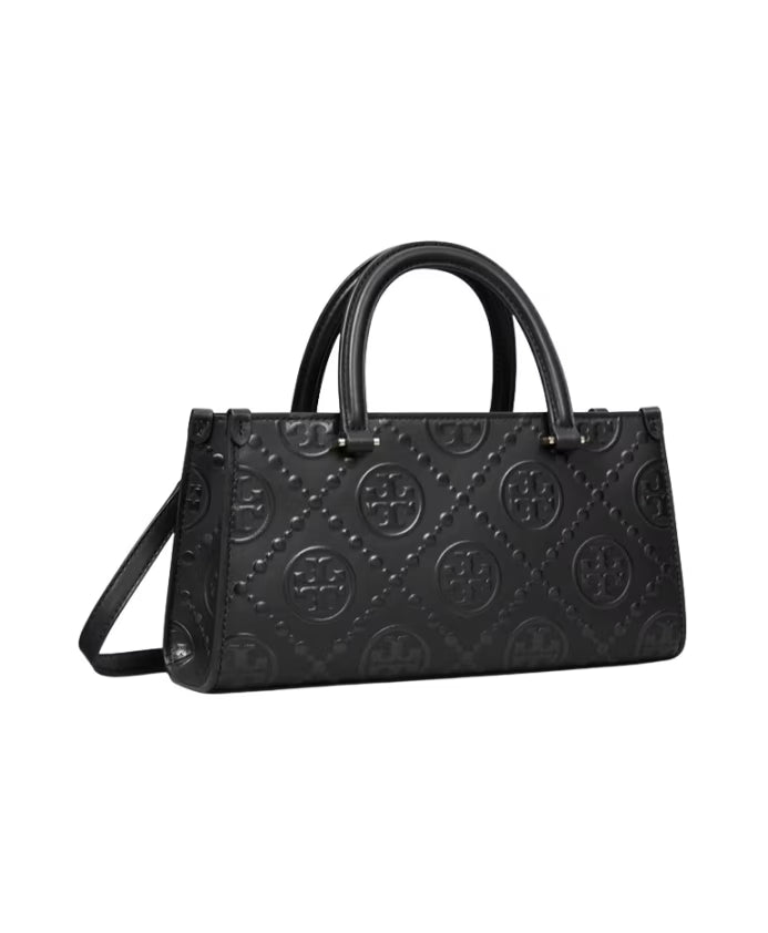 Monogram Embossed Small Tote Bag