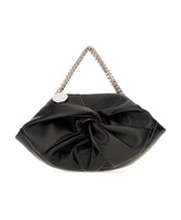 Twist Detailed Chain-Linked Shoulder Bag