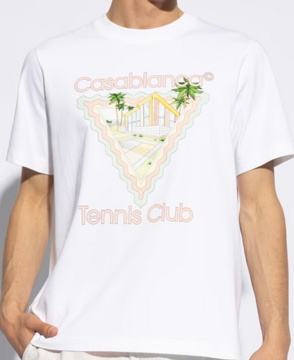 Casablanca White T-shirt with front print