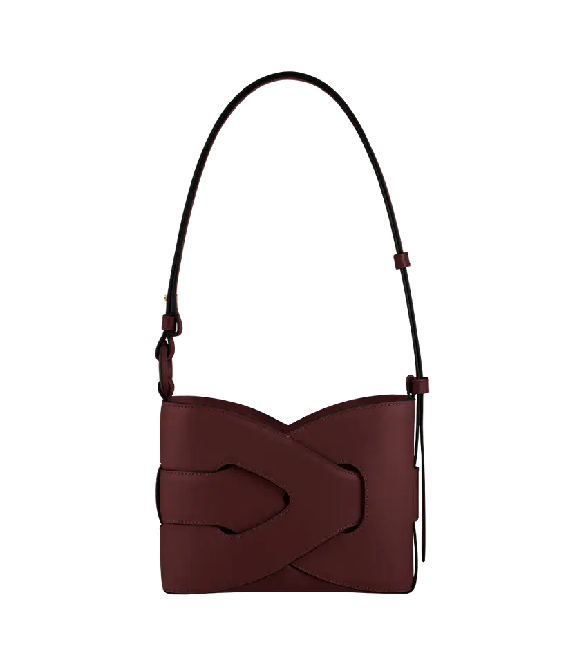 Polene Nodde Edition Smooth Black Cherry - Size: One Size Bags | Shop From The Mirage