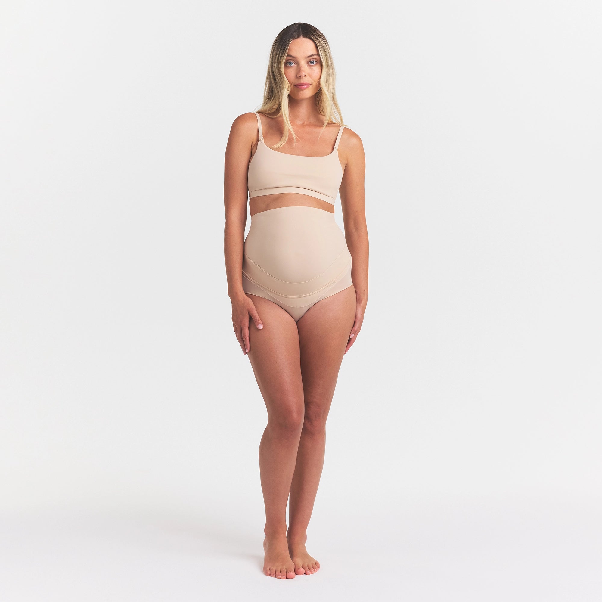 Fits Everybody Maternity Banded High-waisted Brief