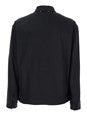 Golden goose Black Jacket with Classic Collar and Long Sleeves in Virgin Wool Man