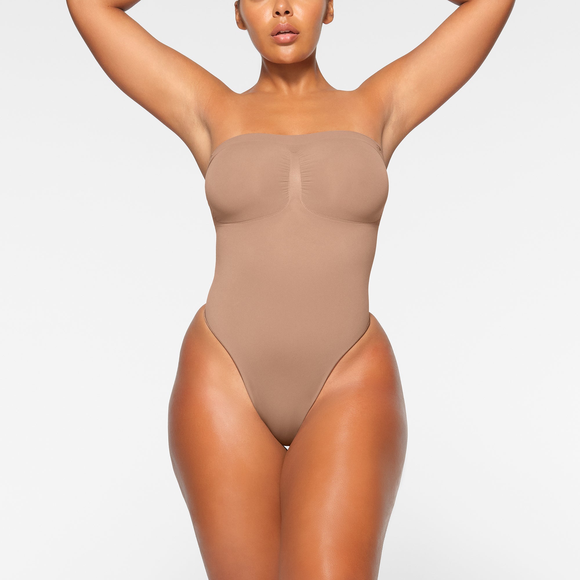 Seamless Sculpt Strapless Thong Bodysuit