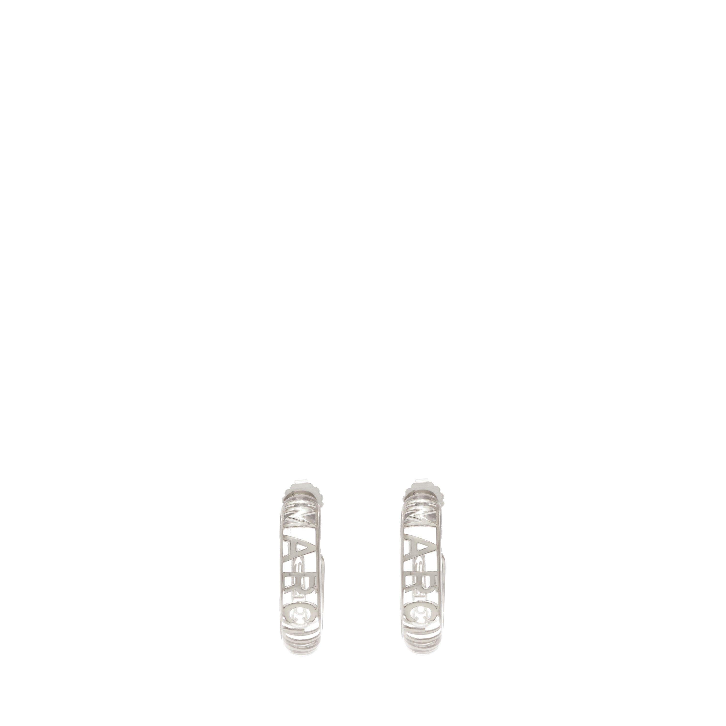 Monogram Hoops