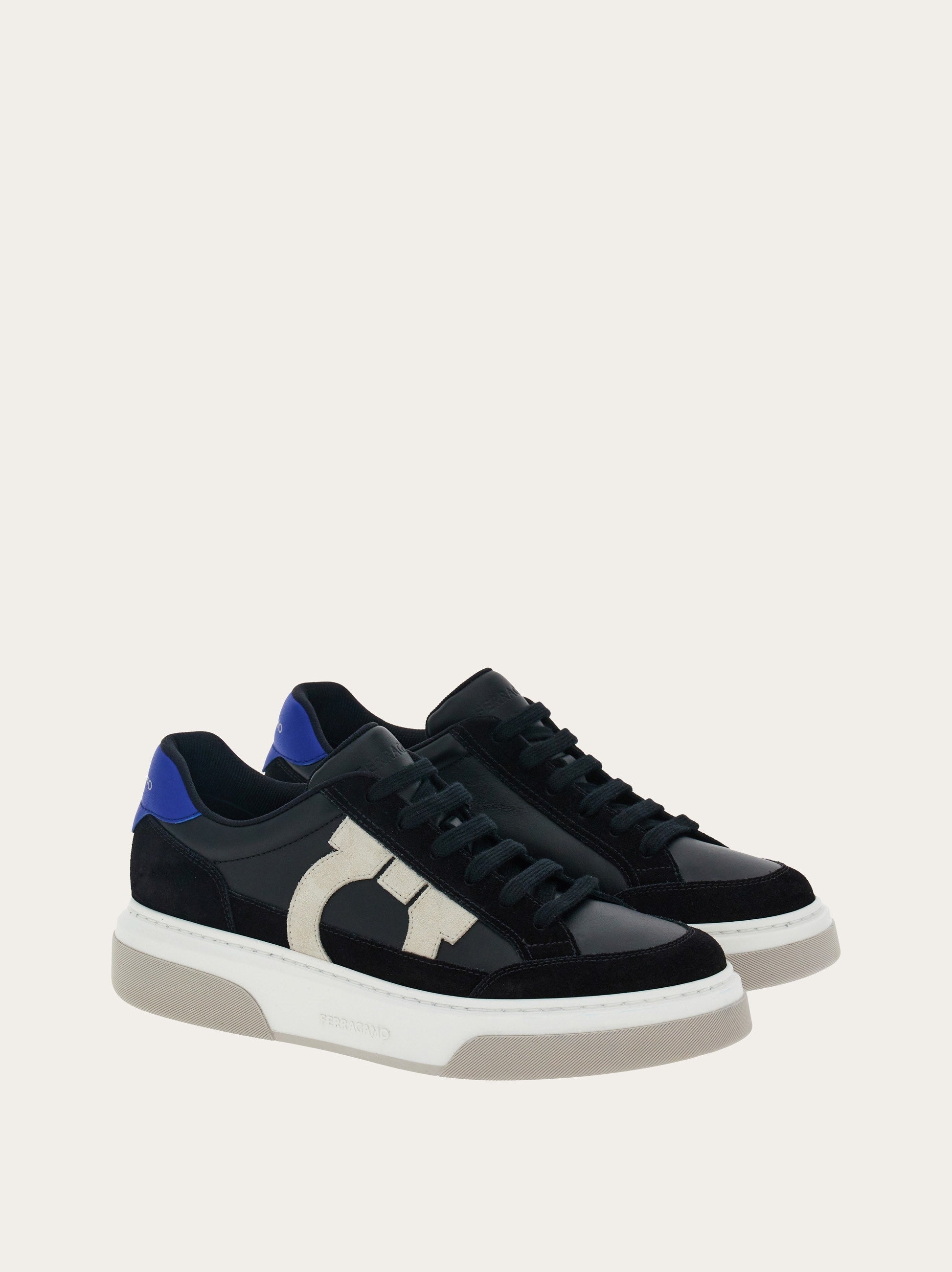 Low-top sneaker with Gancini detail