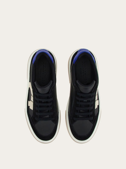 Low-top sneaker with Gancini detail