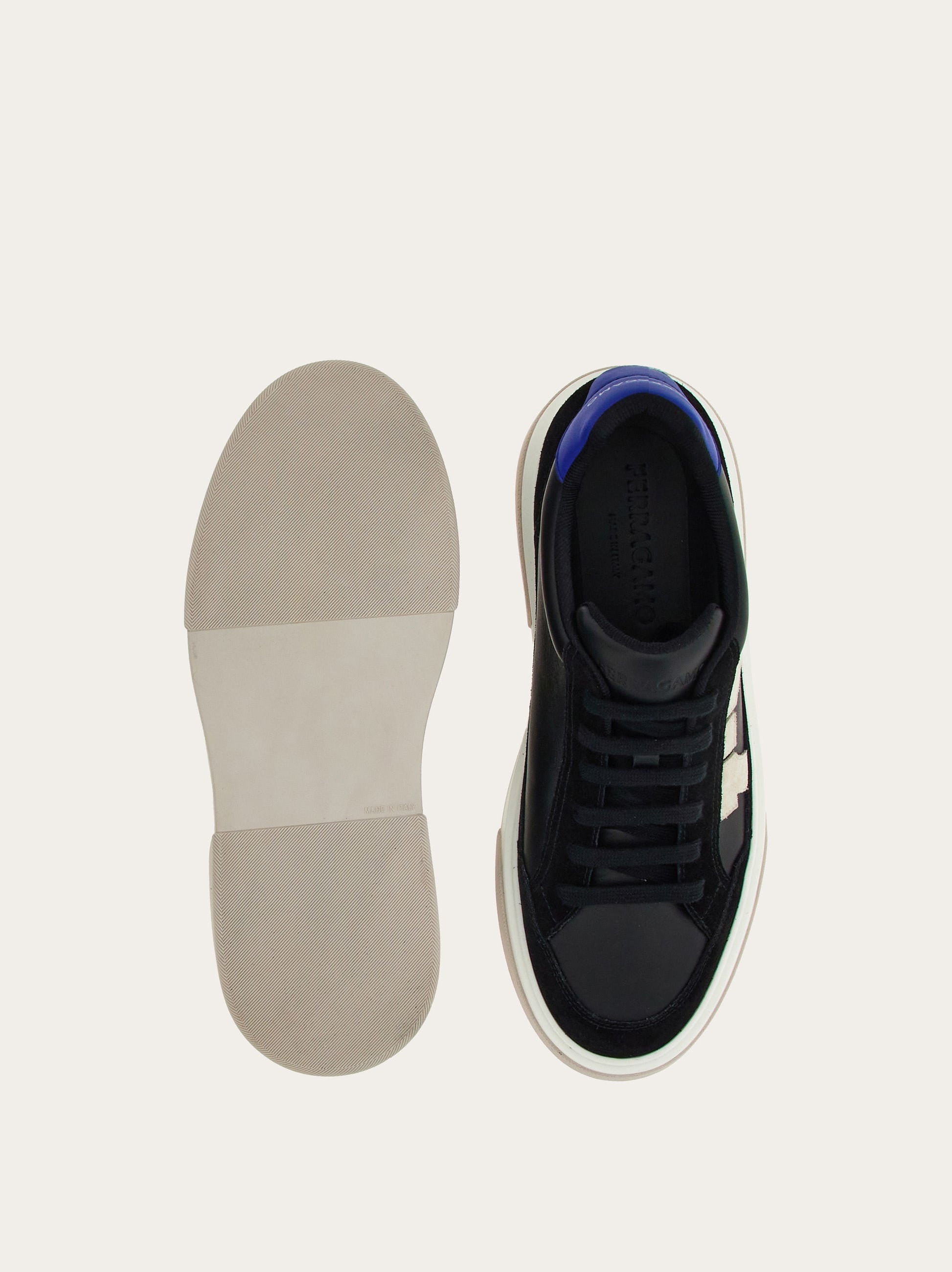 Low-top sneaker with Gancini detail