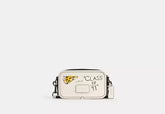 Wyatt Crossbody Bag With Sketch Print