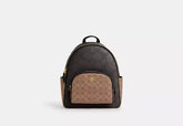 Coach Court Backpack In Blocked Signature Canvas - Backpacks | Shop From The Mirage