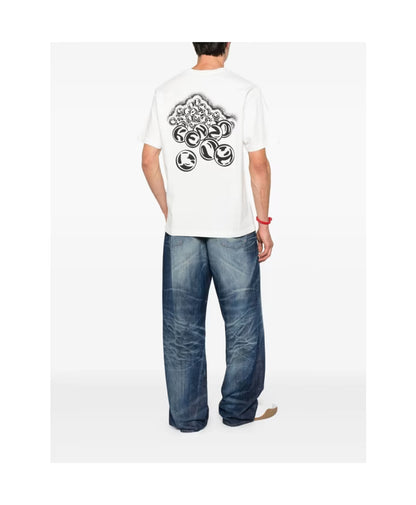 Kenzo White Graphic Print Crew Neck T-shirt