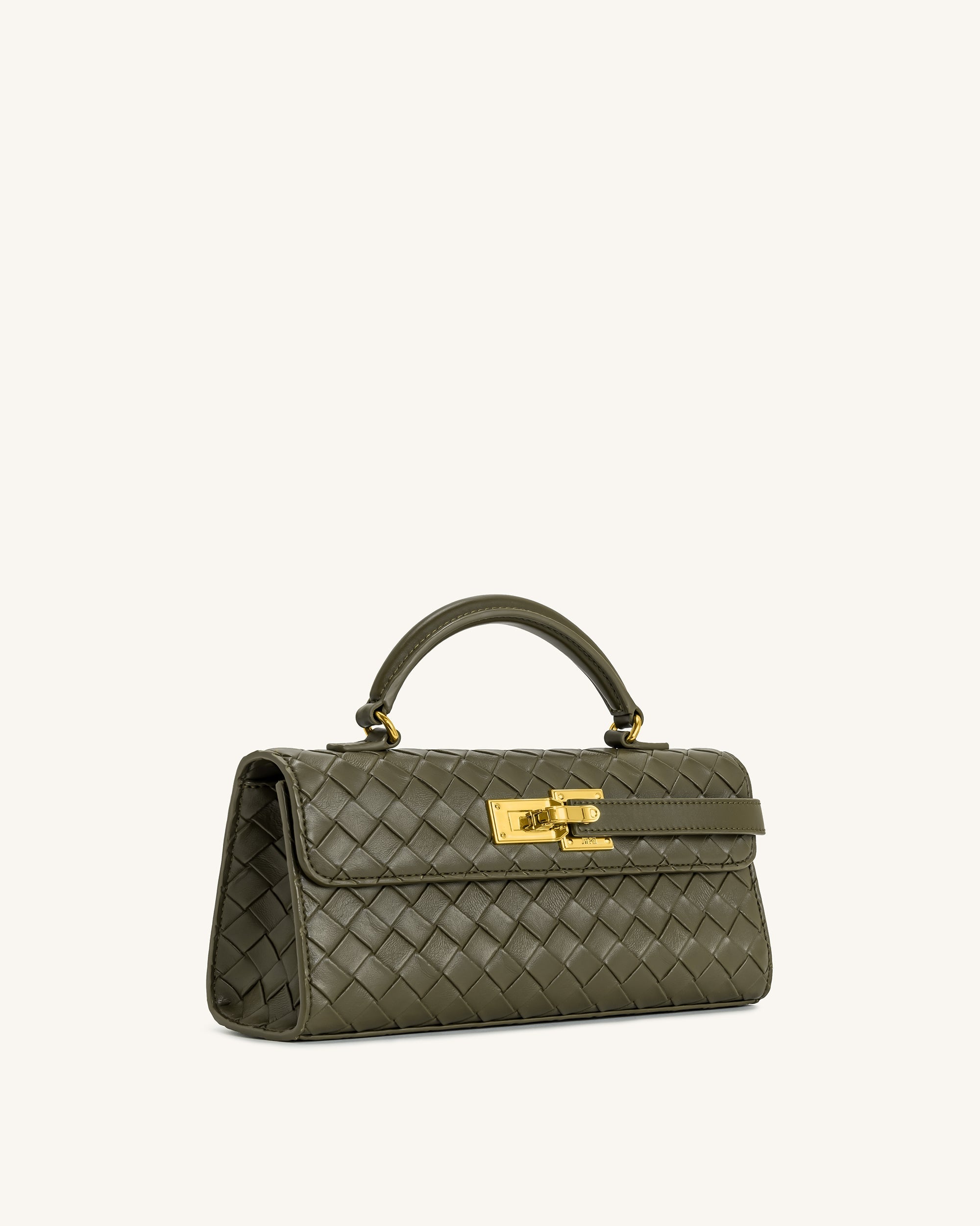 Keyla Weave Texture Top Handle Bag - Pink