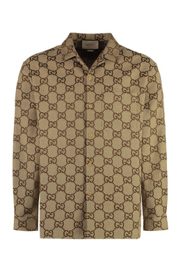 Maxi GG canvas overshirt