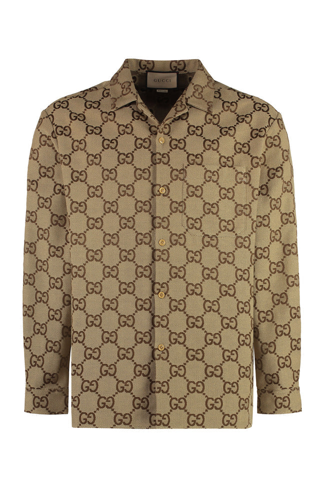 Maxi GG canvas overshirt