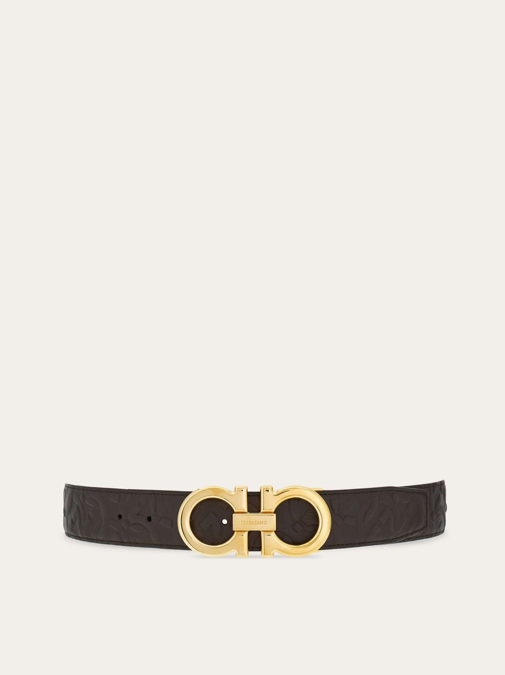 Ferragamo Reversible and adjustable Gancini belt - Belts | Shop From The Mirage
