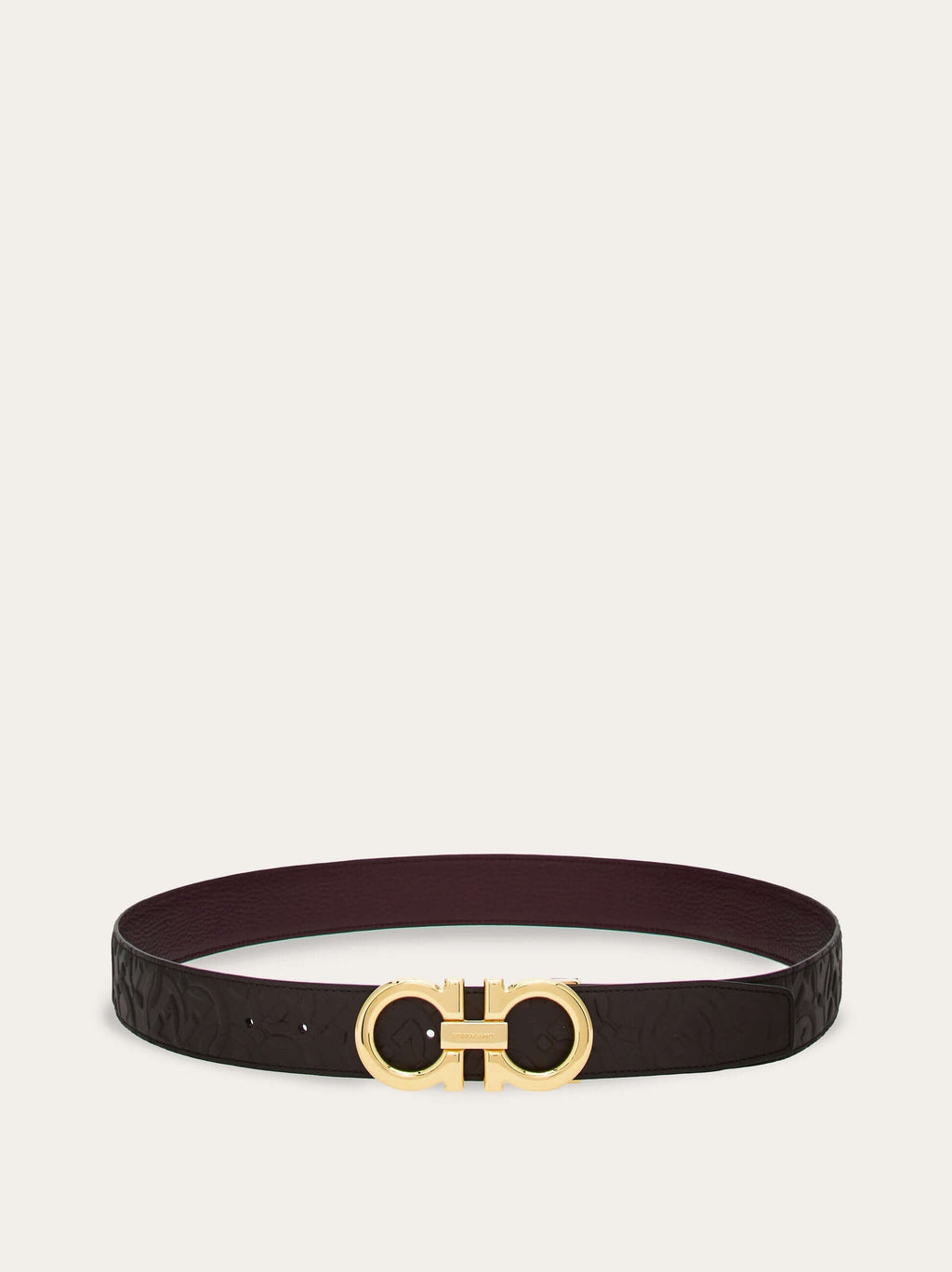 Ferragamo Reversible and adjustable Gancini belt - Belts | Shop From The Mirage