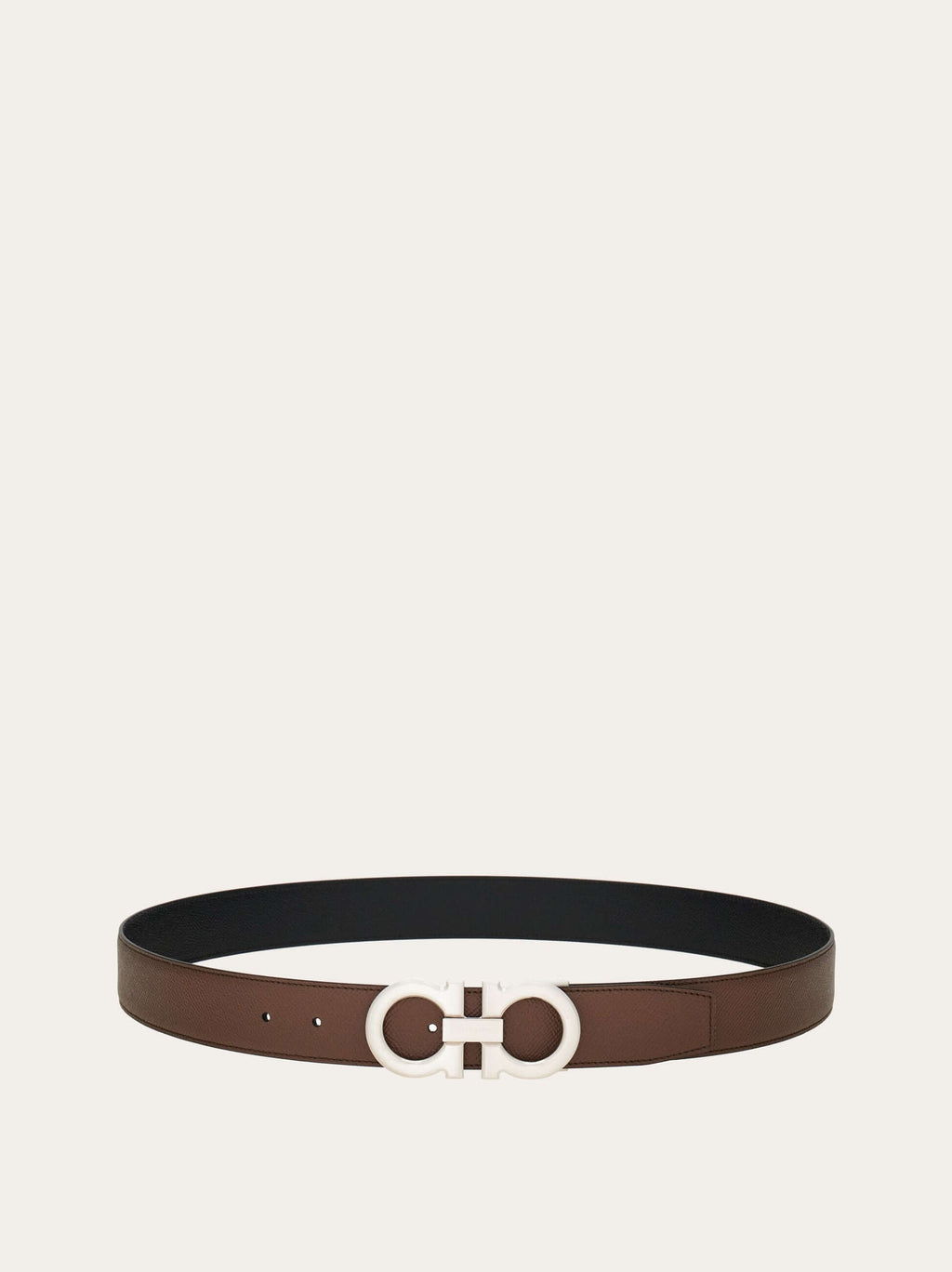 Ferragamo Reversible and adjustable Gancini belt - Belts | Shop From The Mirage