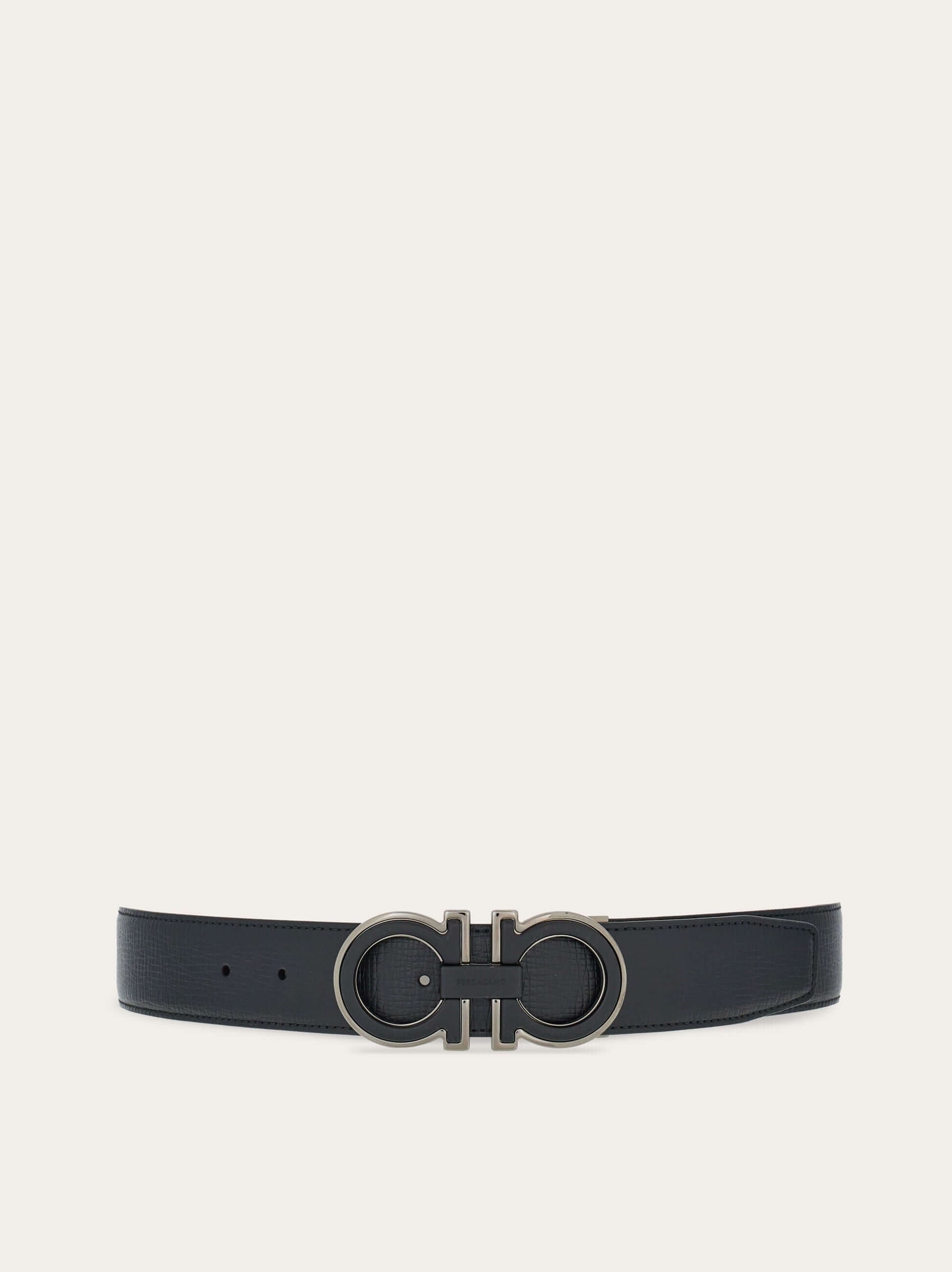 Ferragamo Reversible and adjustable Gancini belt - Belts | Shop From The Mirage
