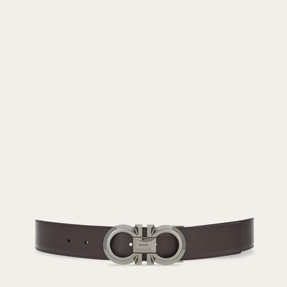 Ferragamo Reversible and adjustable Gancini belt - Belts | Shop From The Mirage