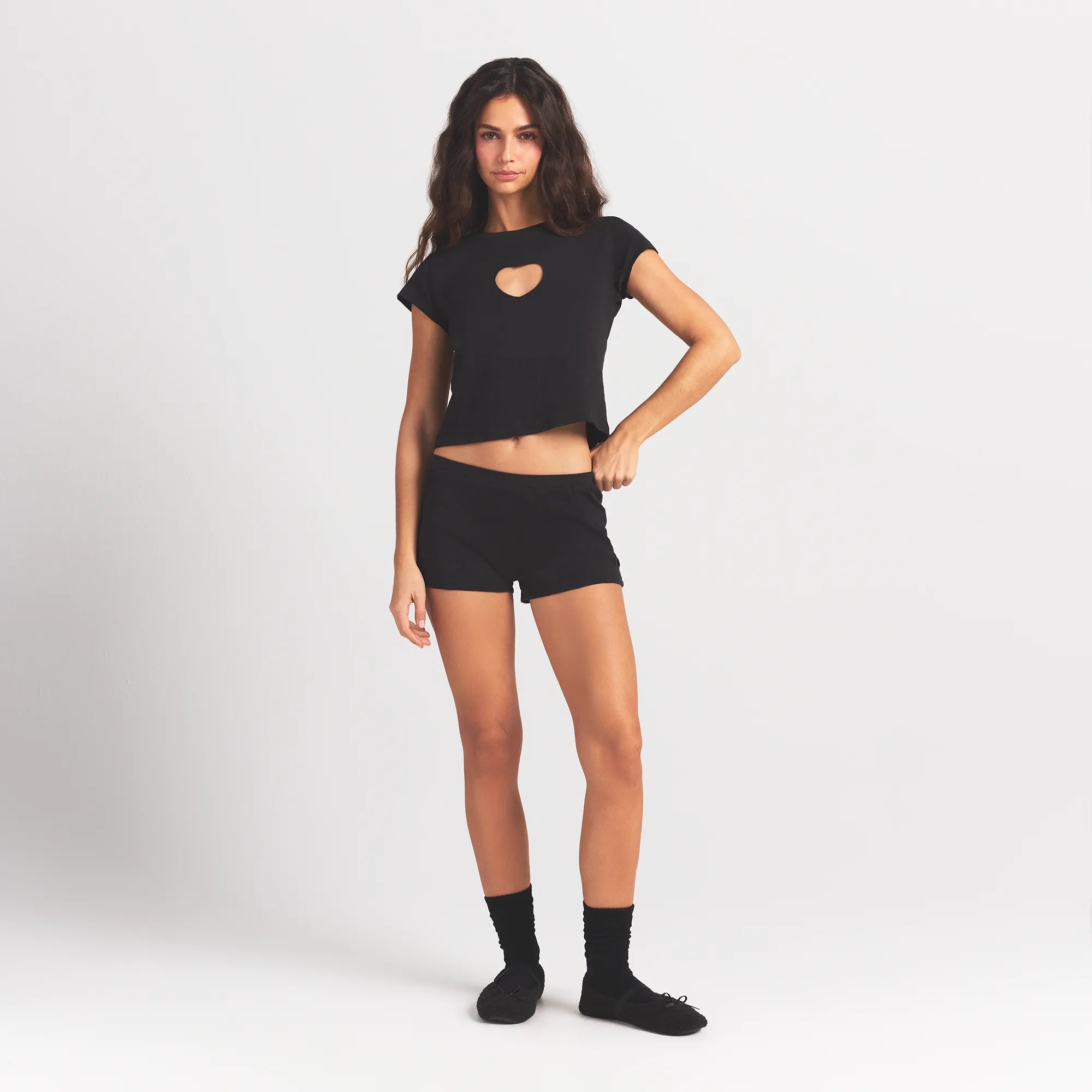 Worn in Jersey Heart Micro Short