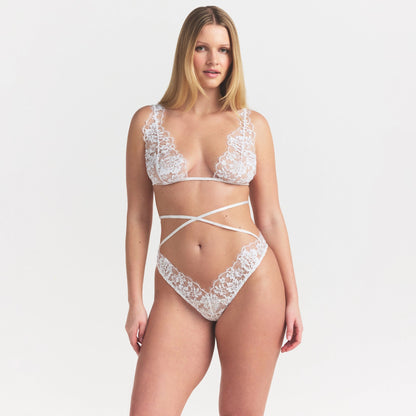 Skims Lace Plunge Bralette