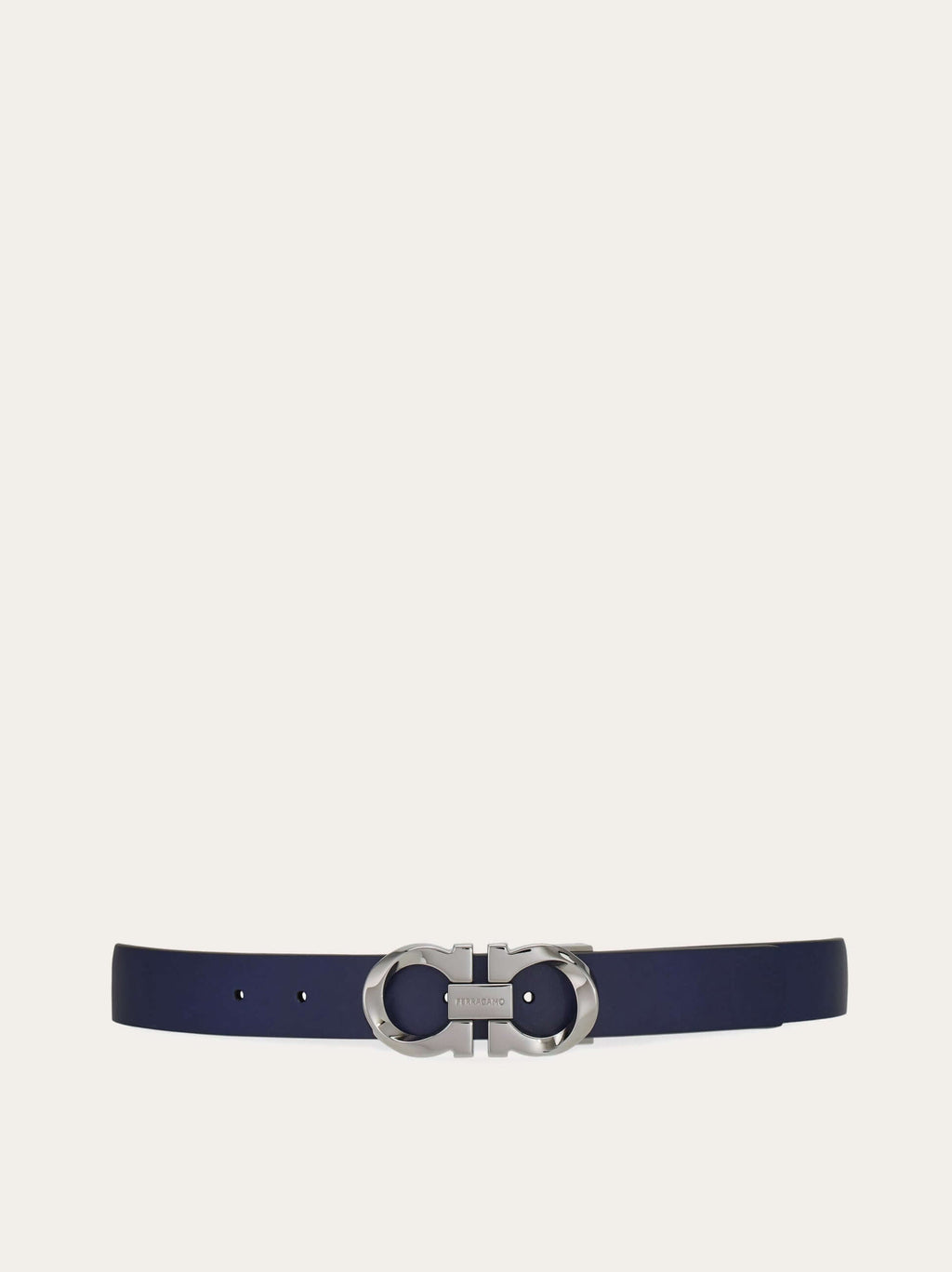 Ferragamo Reversible and adjustable twisted Gancini belt - Belts | Shop From The Mirage