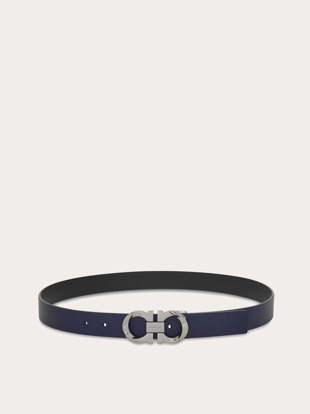 Ferragamo Reversible and adjustable twisted Gancini belt - Belts | Shop From The Mirage