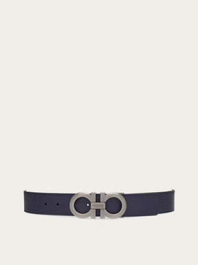 Reversible and adjustable Gancini belt