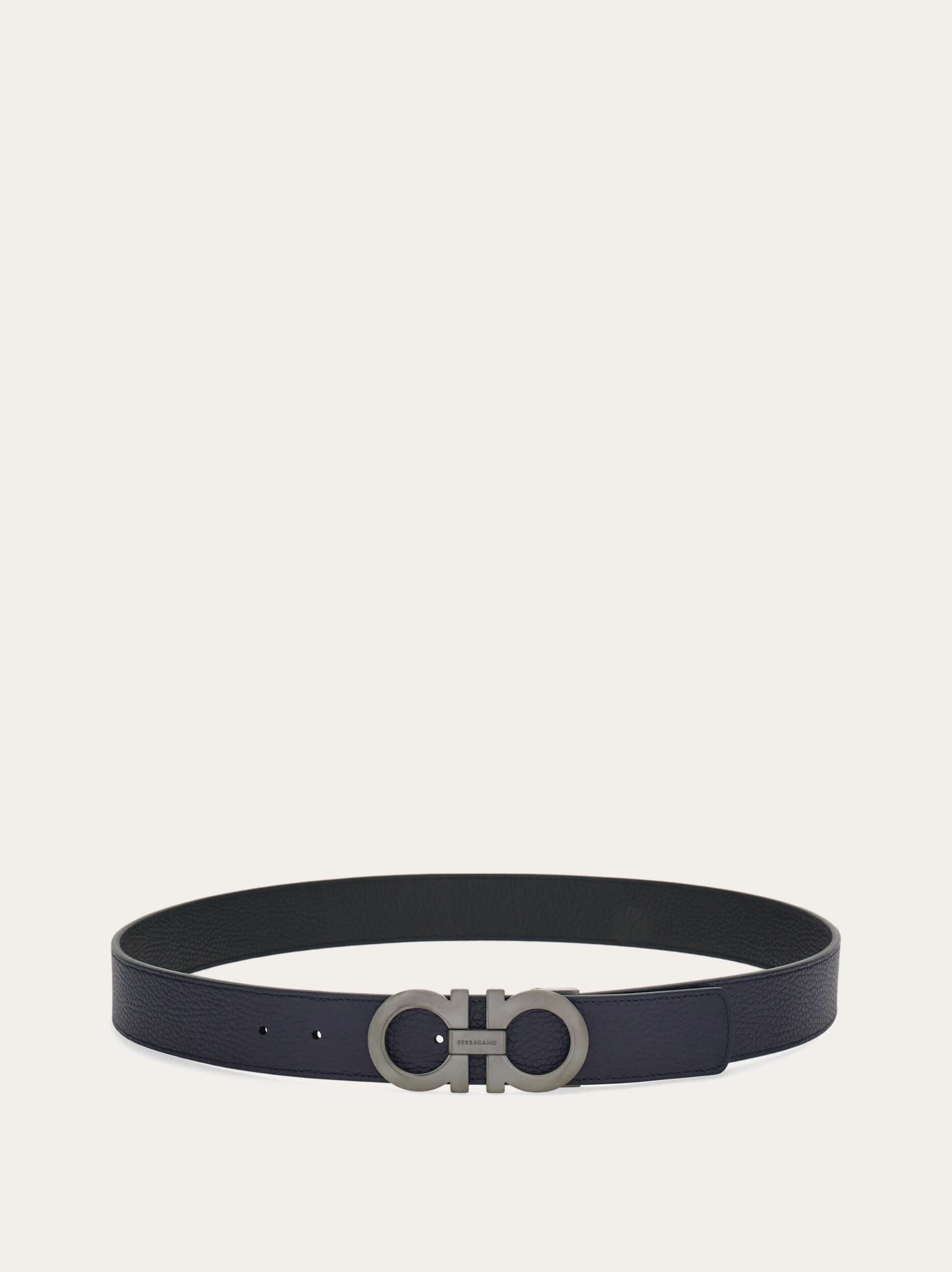Ferragamo Reversible and adjustable Gancini belt - Belts | Shop From The Mirage