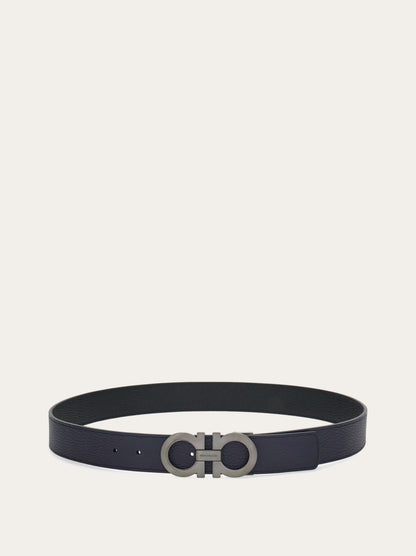 Ferragamo Reversible and adjustable Gancini belt - Belts | Shop From The Mirage