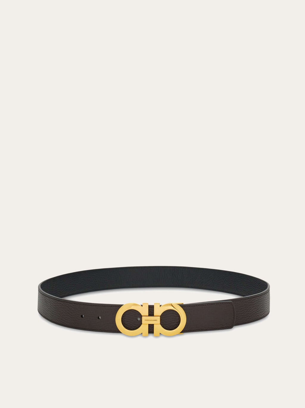 Ferragamo Reversible and adjustable Gancini belt - Belts | Shop From The Mirage